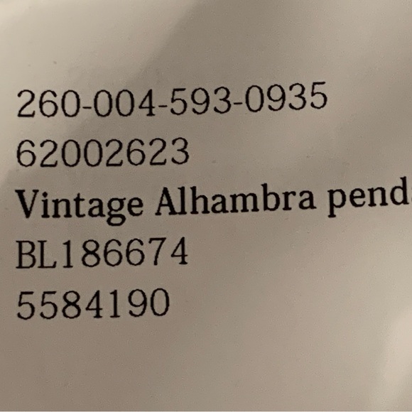 Van Cleef and Arpels Sugilite PURPLE Vintage Alhambra pendant 18k WG - Picture 8 of 12